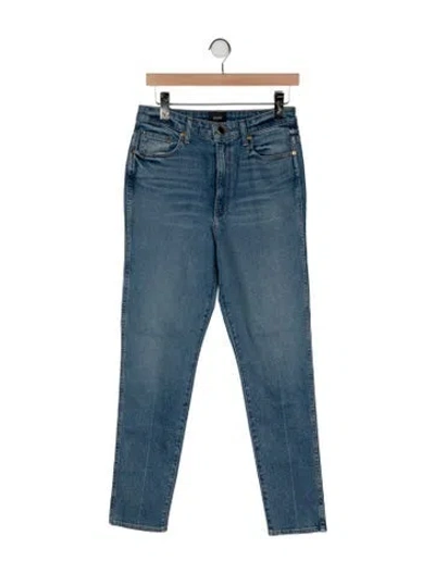 Pre-owned Khaite High-rise Straight Leg Jeans W/ Tags In Blue