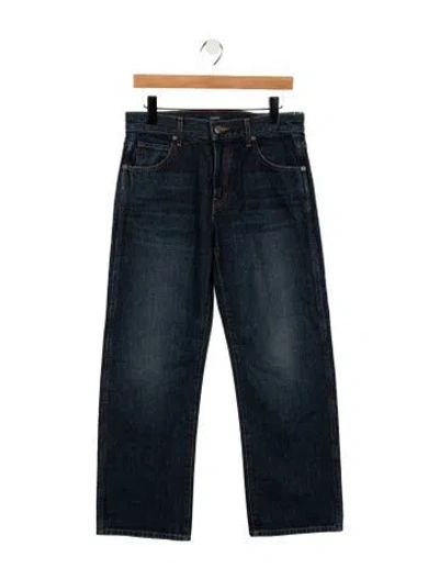 Pre-owned Khaite High-rise Straight Leg Jeans W/ Tags In Blue