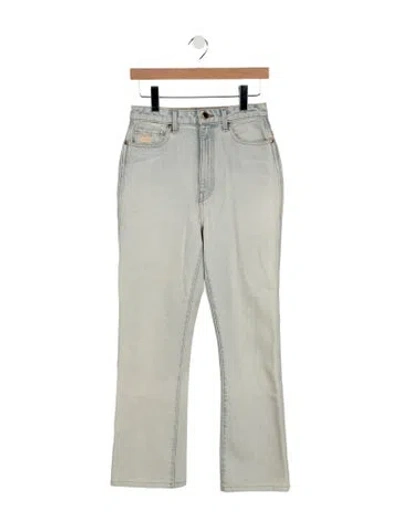 Pre-owned Khaite High-rise Straight Leg Jeans W/ Tags In Multi