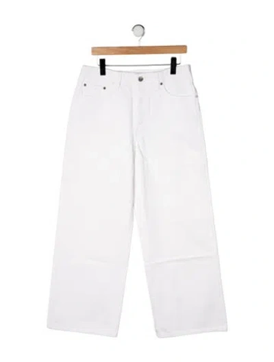 Pre-owned Khaite High-rise Straight Leg Jeans W/ Tags In White