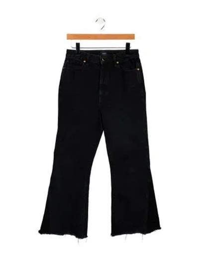 Pre-owned Khaite High-rise Wide Leg Jeans In Blue