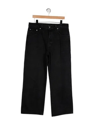 Pre-owned Khaite High-rise Wide Leg Jeans W/ Tags In Black