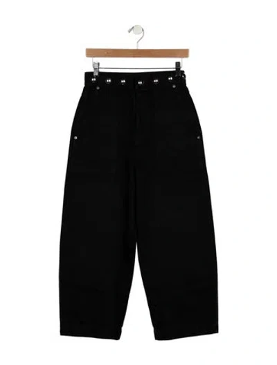 Pre-owned Khaite High-rise Wide Leg Jeans W/ Tags In Black