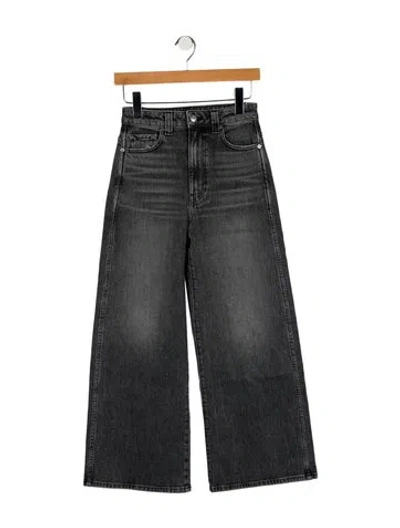 Pre-owned Khaite High-rise Wide Leg Jeans W/ Tags In Gray