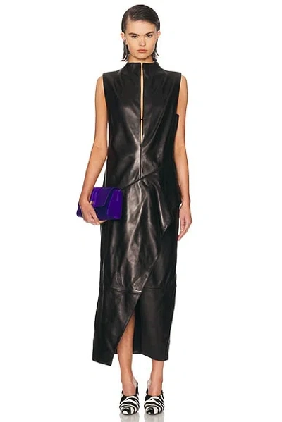 Khaite Hilda Dress In Black