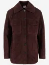 Khaite Womens Almandine Matteo Relaxed-fit Silk Shirt In Burgundy