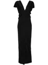 Khaite Ima Maxi Dress In Black