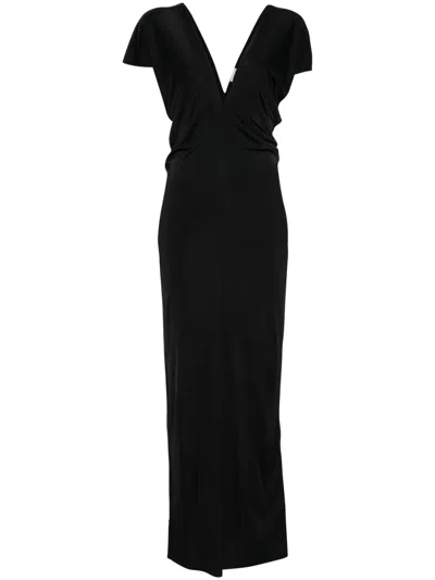 Khaite Ima Maxi Dress In Black
