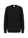 Khaite Wolfe V-neck Cashmere Sweater In Black