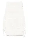 Khaite Inna Midi Skirt In White