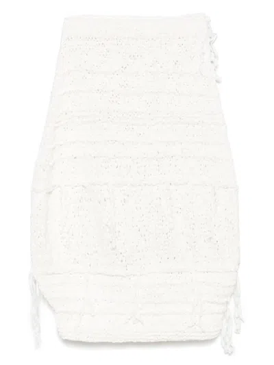 KHAITE INNA MIDI SKIRT - WOMEN'S - COTTON/POLYAMIDE