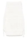 Khaite Inna Midi Skirt In White