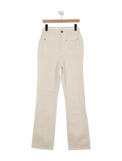 Pre-owned Khaite Isabella Flared Jeans In Neutrals