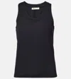 Khaite Isha Cotton-blend Jersey Tank Top