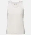 Khaite Isha Cotton-blend Jersey Tank Top