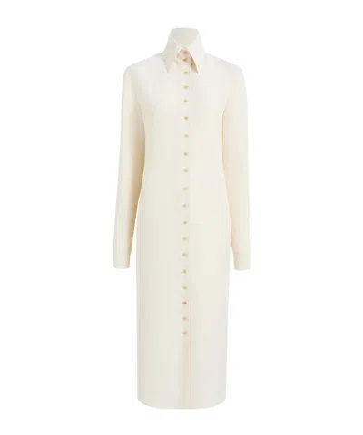 Khaite Ivanna Dress In Neutral