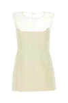 Khaite Ivory Corset Top In White