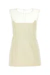 Khaite Ivory Cotton Blend Top