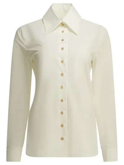 Khaite "ivy" Formal Shirt In White