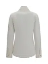 Khaite Ivy Cotton-poplin Shirt In White