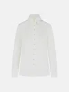 Khaite Ivy Cotton-poplin Shirt In White
