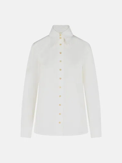Khaite 'ivy' White Cotton Shirt