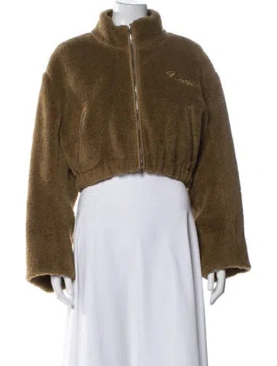 Pre-owned Khaite Jacket In Brown