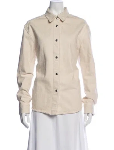 Pre-owned Khaite Jacket In Neutral