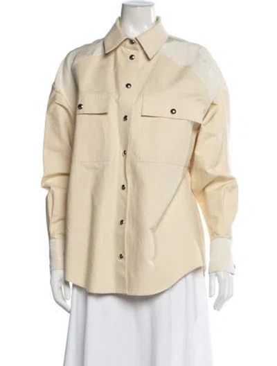 Pre-owned Khaite Jacket In Neutral
