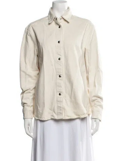 Pre-owned Khaite Jacket In Neutrals