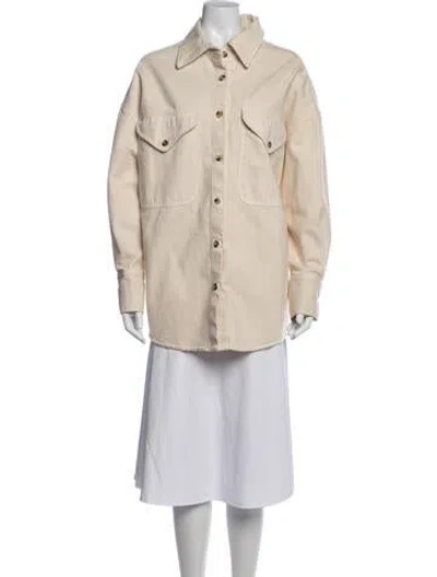 Pre-owned Khaite Jacket In Neutrals
