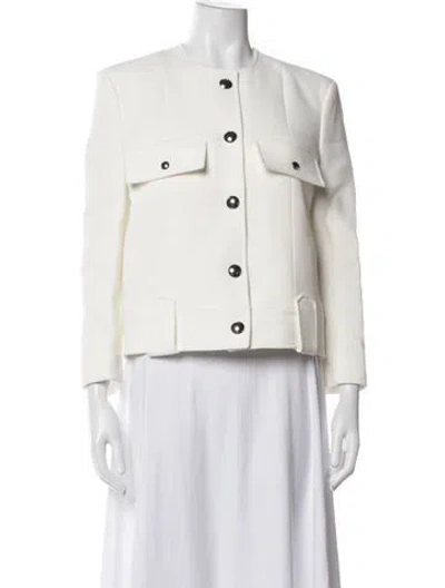 Pre-owned Khaite Jacket W/ Tags In White