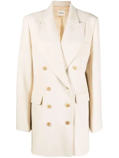 Khaite Jackets Black In Neutral