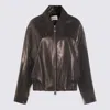 Khaite Jackets Blacks And Greys In Black
