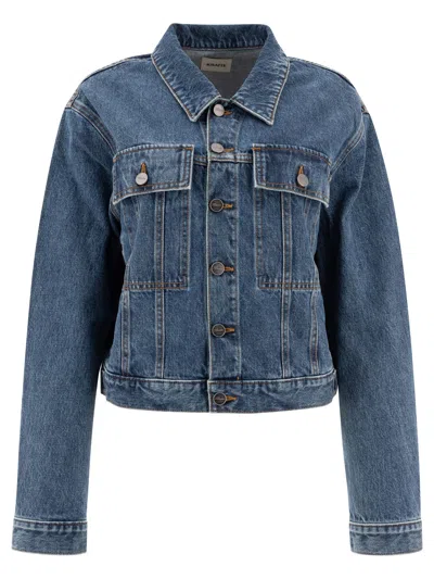 KHAITE JACKETS LIGHT BLUE