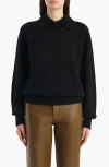 Khaite Jackson Wool And Cashmere-blend Sweater In Black
