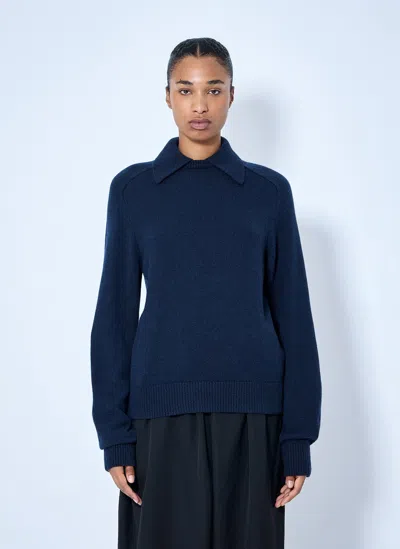Khaite Jackson Sweater In Navy