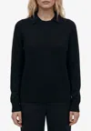 Khaite Jackson Wool Blend Sweater In Black