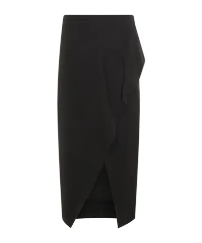 Khaite Jaia Skirt In Black
