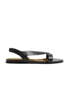 Khaite James Sandal In Black