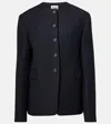 Khaite Jameson Virgin Wool Blend Jacket