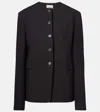 Khaite Jameson Stretch Crepe Jacket