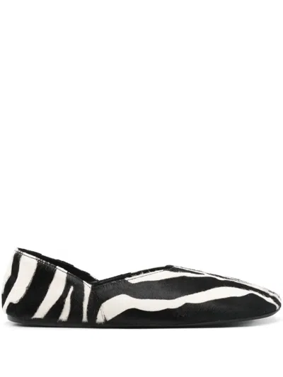 KHAITE JANE ANIMAL-PRINT BALLET FLATS