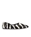 Khaite Jane Animal-print Ballet Flats In Black