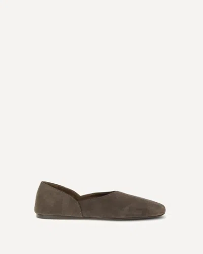 Khaite Jane Ballerinas In Brown