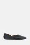 Khaite Jane Flat Ballerina In Black