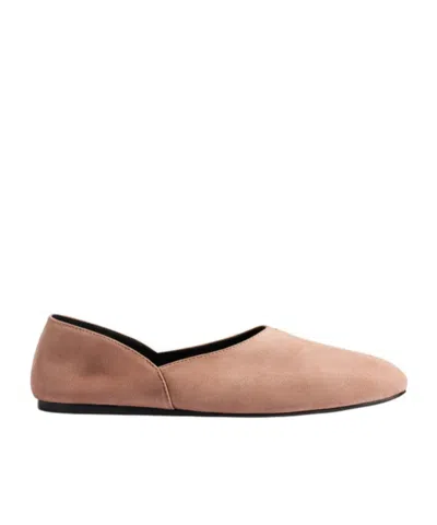Khaite Jane Flat In Brown
