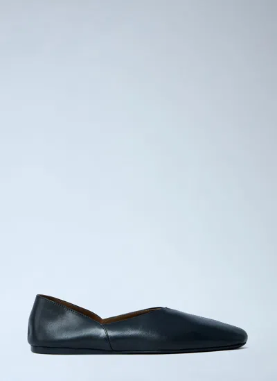 Khaite Jane Flat Shoes In Green