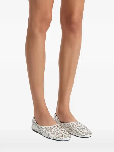 Khaite Jane Flats In Gray