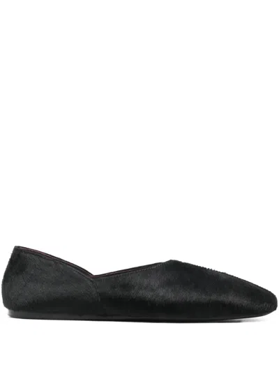 Khaite Jane Pointed Ballet Flat In Black